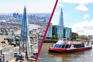 The View From The Shard With A Cocktail And Afternoon Tea Cruise For Two