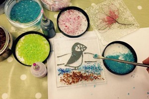 Fused Glass Art Class with Afternoon tea for Two at Stained Glass Centre Image 3