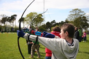 Click to view details and reviews for Axe Throwing Or Archery For Two At Madrenaline Activities.