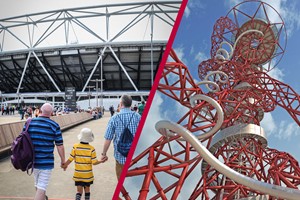 Buy London Stadium Tour and The Slide at The ArcelorMittal Orbit - Family Ticket 