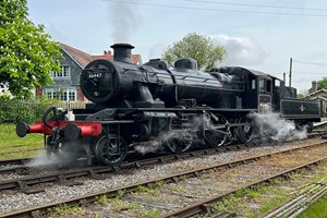 Steam Train Ride on the East Somerset Railway with Cream Tea in the Whistlestop Cafe for Two Image 1