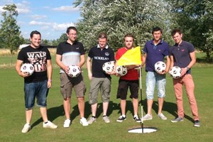 Entry for Two Adults and Two Kids to 14 Hole FootGolf with Driving Range Access at The Golf Centre picture