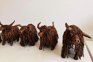 Highland Cow Sculpture Workshop for Two with Craft My Day Image 3