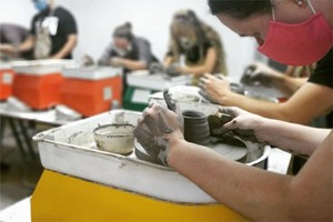 BYOB Pottery Experience for Two with a Studio Tour and Painting Session at Token Studio Image 4