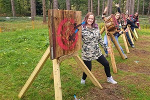 Axe and Knife Throwing Experience with Back to Wilderness for Two Image 2