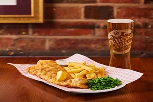 Fish and Chips Feast for Two at a British Pub or Bar Image 3