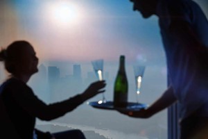 The View from The Shard with Champagne for One Image 4