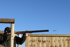 Clay Pigeon Shooting in Waterperry for One picture