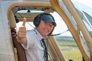 12 Mile Buzz Flight for One in a Helicopter Co-Pilot Seat with Aviation Key Ring and £5 Beer Token picture