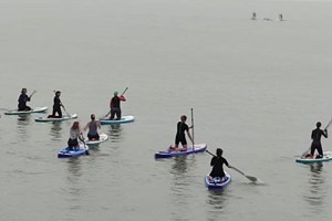 One Hour Group Stand Up Paddleboarding Lesson for Two with Bay Paddle Boards Image 5