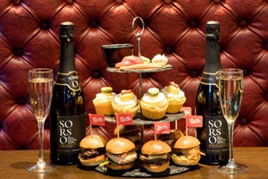 Click to view details and reviews for Burger Bites Superior Afternoon Tea With Bottomless Fizz For Two.