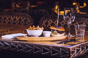 Game Burger, Fries and a Cocktail for Two at Shaka Zulu