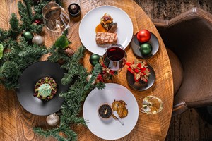 Sky High Three Course Festive Menu with Fizz for Two at Bokan picture