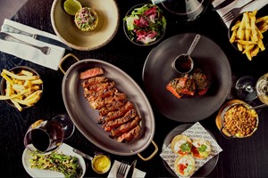 Two Course Meal with Glass of Bubbles at Gaucho for Two picture