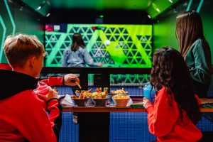 Interactive Football Games Experience with Sharing Food and Drink for Four at TOCA Social Birmingham Image 2