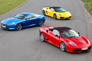 Triple Supercar Driving Blast with High Speed Passenger Ride and Photo picture