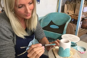 One Day Potter's Wheel Workshop at Eastnor Pottery for One picture