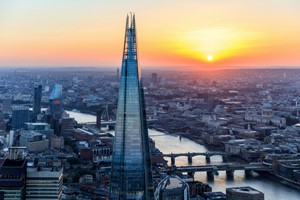 The View from The Shard with Champagne for One Image 3