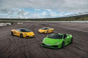 Four Supercar Driving Blast at a Top UK Race Track Image 1