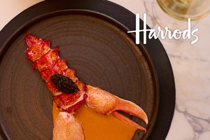 Harrods Two-Course Dinner with Side and Glass of Champagne for Two at The Grill picture