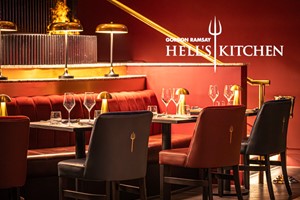 Two Course Set Lunch with Drinks for Two at Hell's Kitchen by Gordon Ramsay picture