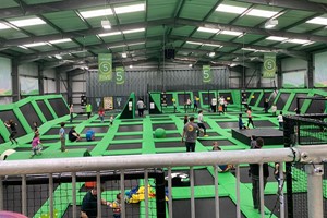 Two Hour Trampolining Session for Two with a Drink at Hanger 5 Image 2