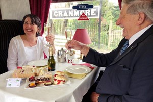 Steam Train Trip with Sparkling Afternoon Tea for Two on the East Somerset Railway Image 3