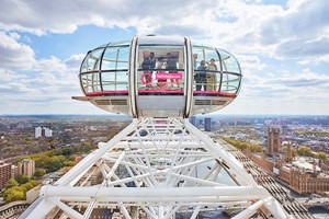 The Lastminute.com London Eye VIP Tickets with Champagne for Two Image 4