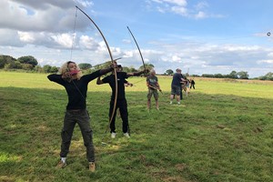 Two Hour Session of Medieval Long Bow Archery and Axe Throwing for Two Image 2