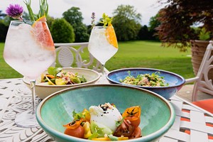 Two Course Lunch with a Glass of Champagne for Two at Bishopstrow Hotel and Spa Image 2