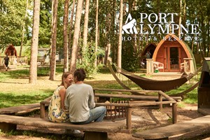 Pinewood Pod Stay with Safari for Up To Four at Port Lympne Hotel and Reserve in Lympne, Kent picture