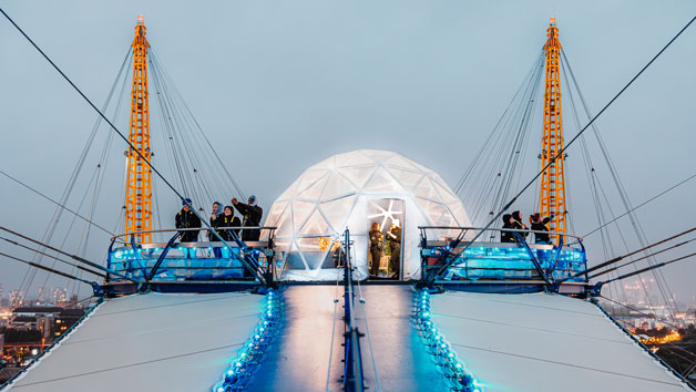 Christmas Snow Globe Climb for One at Up at The O2 picture
