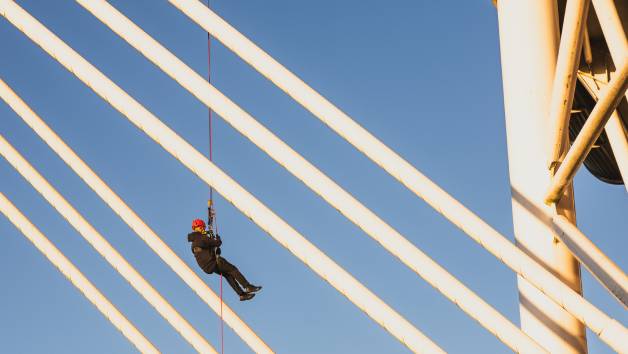 Stadium Drop Abseil at Zip World for One picture