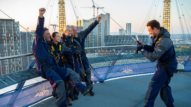 Up at The O2 Climb Experience for One picture