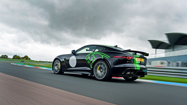 Jaguar F Type versus Porsche Driving at Thruxton Image 2