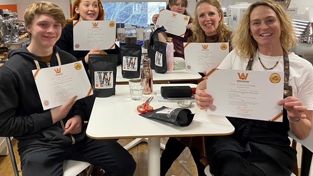 Be an at Home Coffee Barista with a Training Course for One in Winchester picture