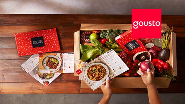 Gousto One Week Recipe Box with Three Recipes for Two People picture