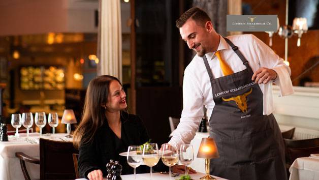 Five Course Gourmet Meal with a Cocktail at Marco Pierre White London Steakhouse Co for Two picture