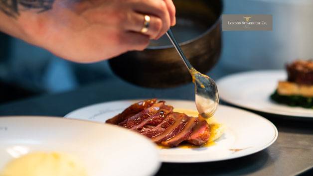 Three Course Meal with Champagne Celebration for Two at Marco Pierre White London Steakhouse Co picture