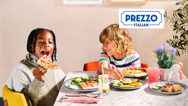 Two Course Meal at Prezzo Italian for Two Adults and Two Children picture