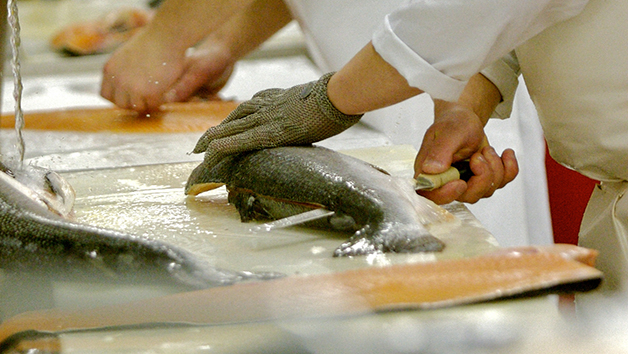 Salmon Carving Masterclass for Two with H. Forman & Son picture