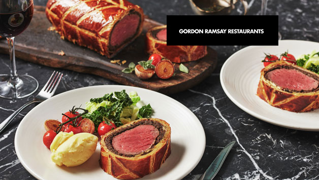 Beef Wellington Dining Experience with a Cocktail at a Gordon Ramsay Restaurant for Two picture