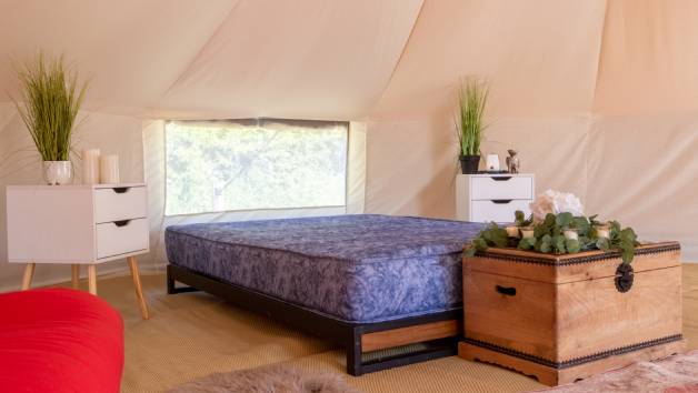 One Night Bell Tent Glamping at Stanley Villa Farm Camping picture