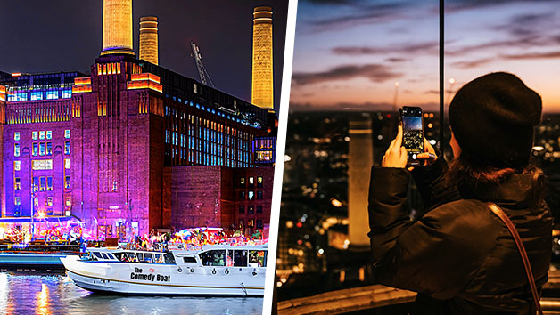 Entry to The Chimney Lift with Comedy Show and Pizza for Two at Battersea Barge picture