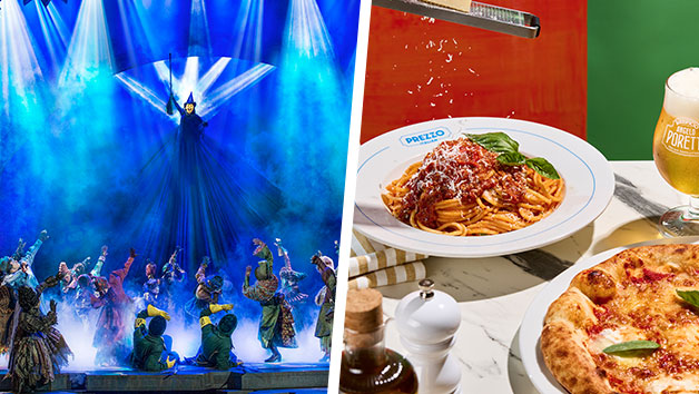 Theatre Tickets to Wicked The Musical with a Two Course Meal for Two at Prezzo picture