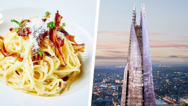 The View from The Shard with Dinner and Fizz for Two at Marco Pierre White Image 1