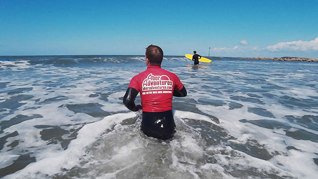 Surfing Lesson for Beginners at Aber Adventures for One Image 1
