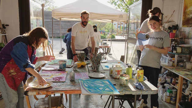 Painting Lesson at Georgie Mason Art for Two picture