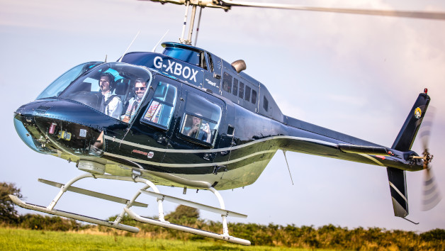 6 Mile Helicopter Flight and 20 Minute Simulator Experience with Sparkling Lunch for Two picture