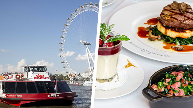 River Thames Cruise and Three Course Meal at Marco Pierre White London Steakhouse Co for Two picture
